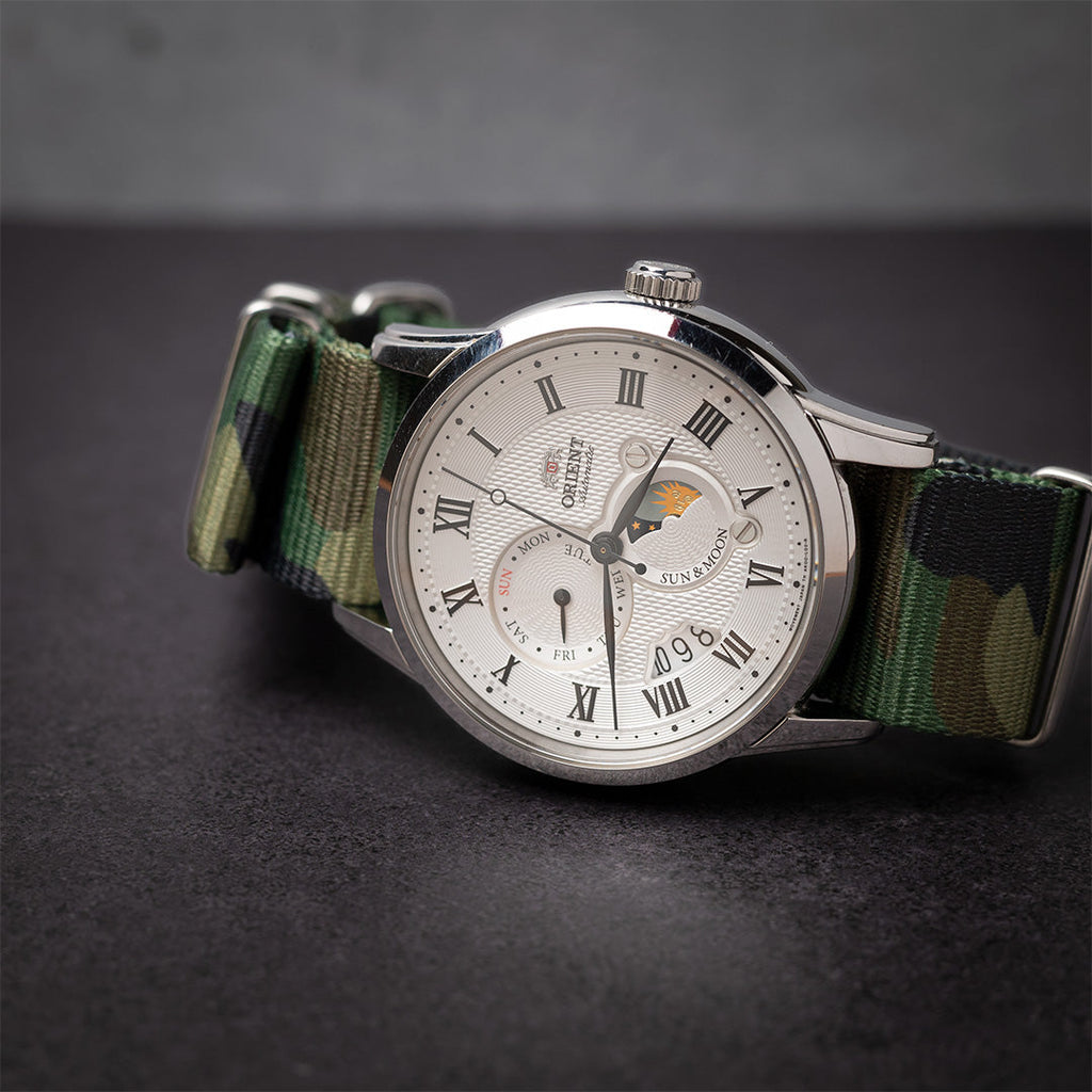 time+ Camouflage Nylon Military Watch Strap