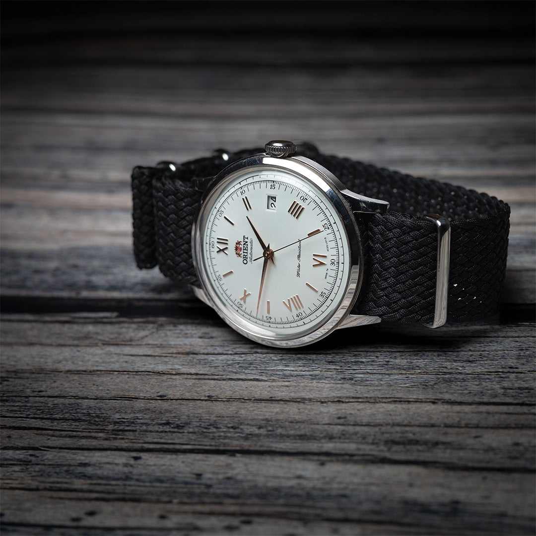 time+ パーロン ミリタリーストラップ 腕時計ベルト ブラック
