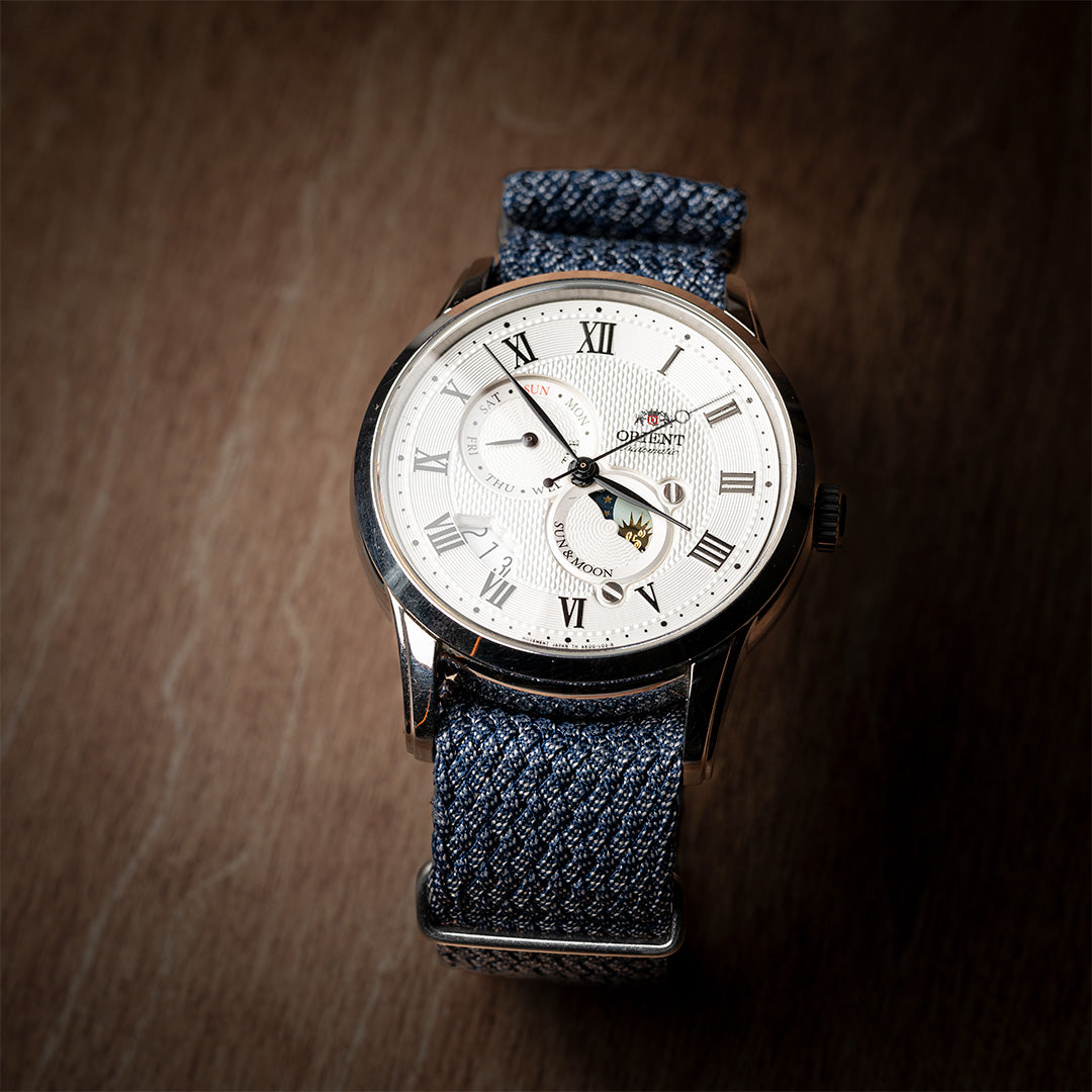 time+ パーロン ミリタリーストラップ 腕時計ベルト ネイビー
