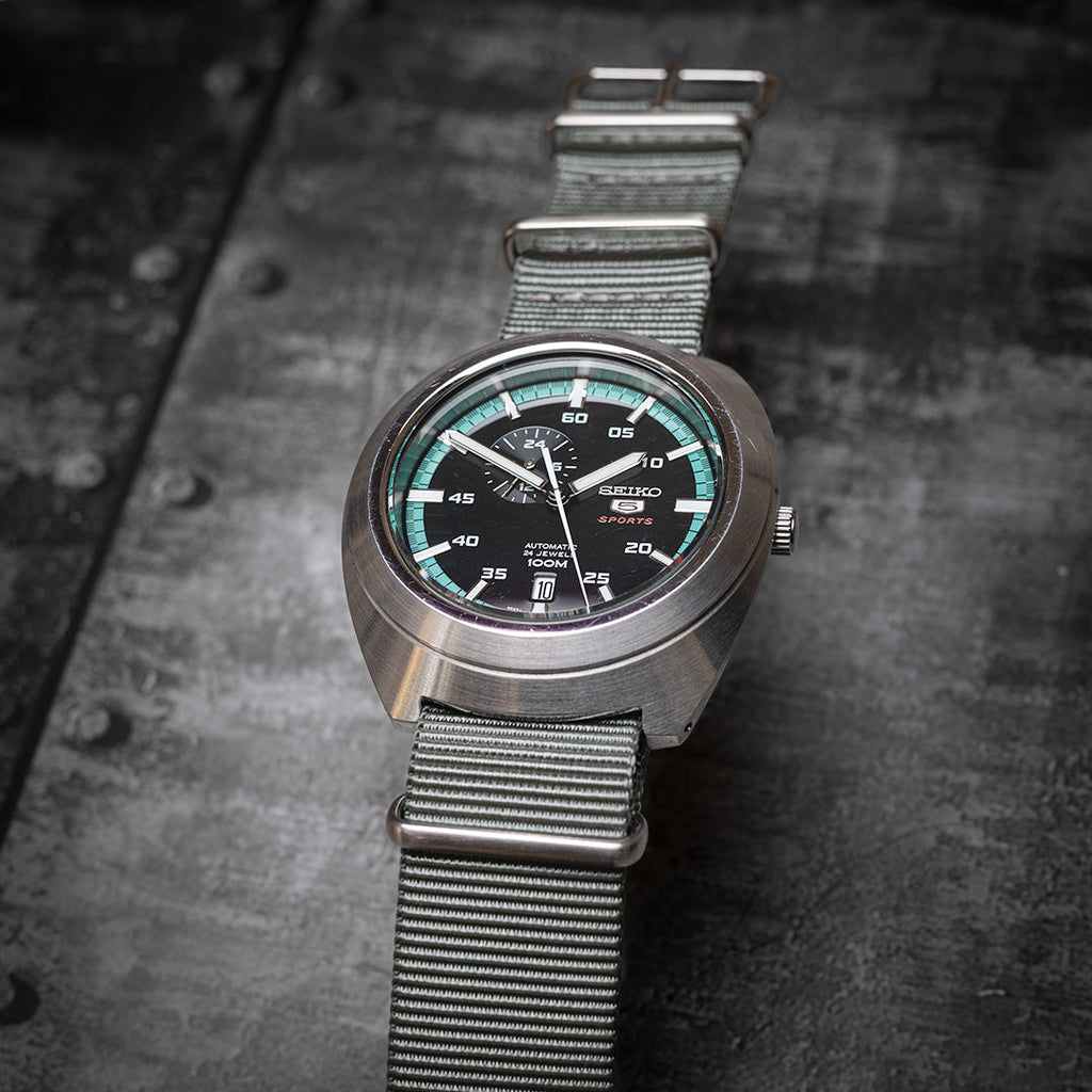 time+ Ballistic Nylon Military Watch Strap Light Grey
