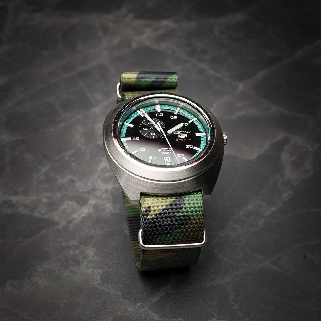 time+ Camouflage Nylon Military Watch Strap