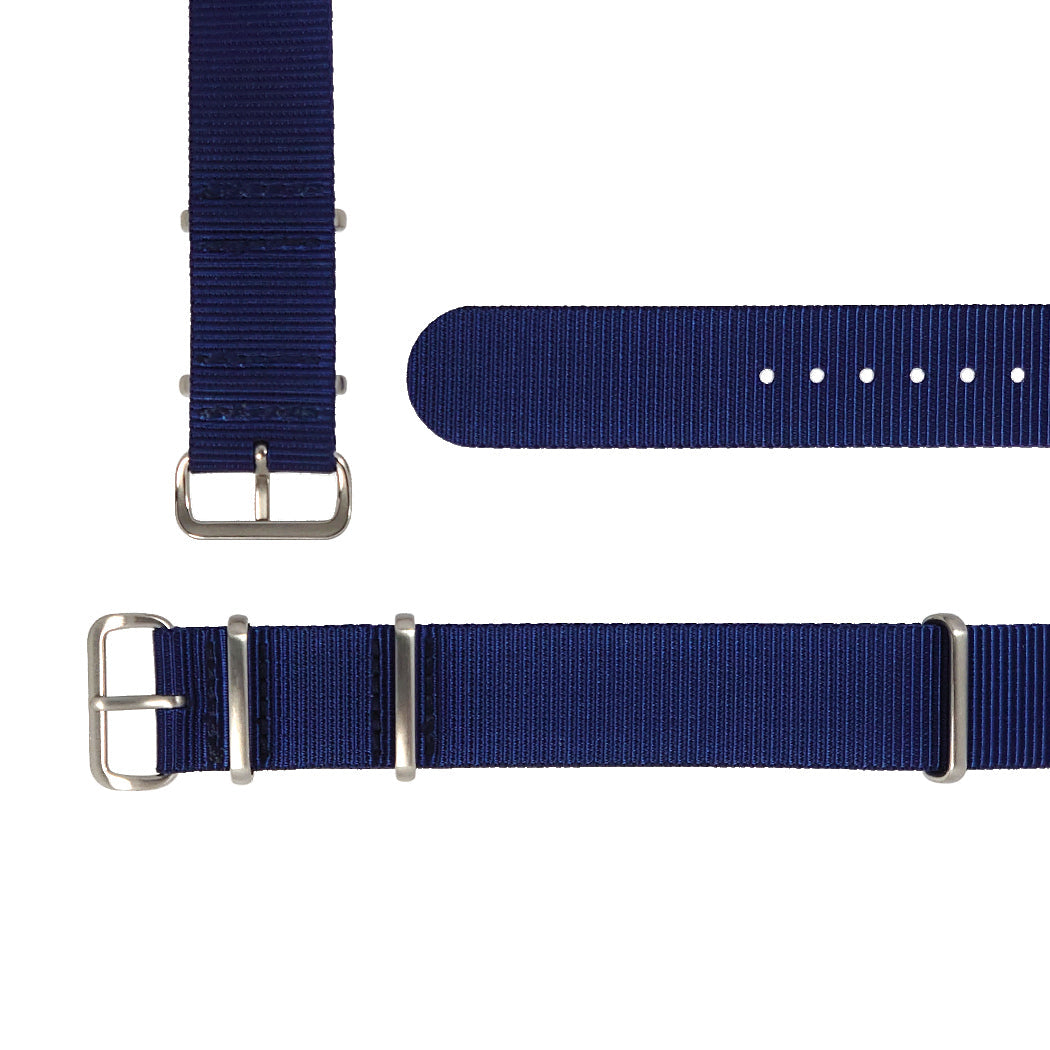 time+ Ballistic Nylon Military Watch Strap Navy