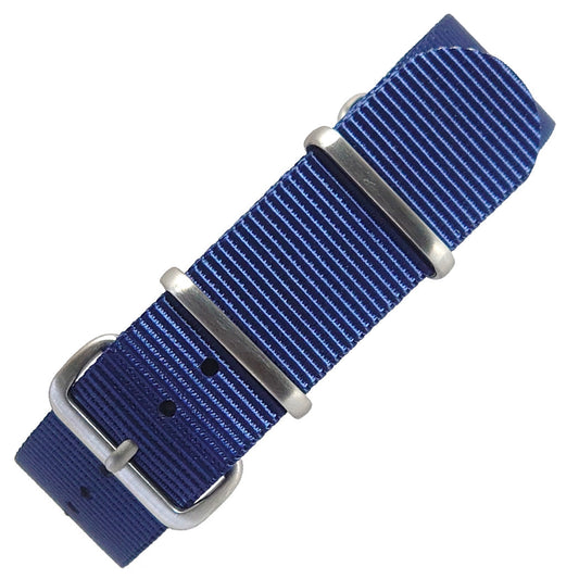 time+ Ballistic Nylon Military Watch Strap Navy