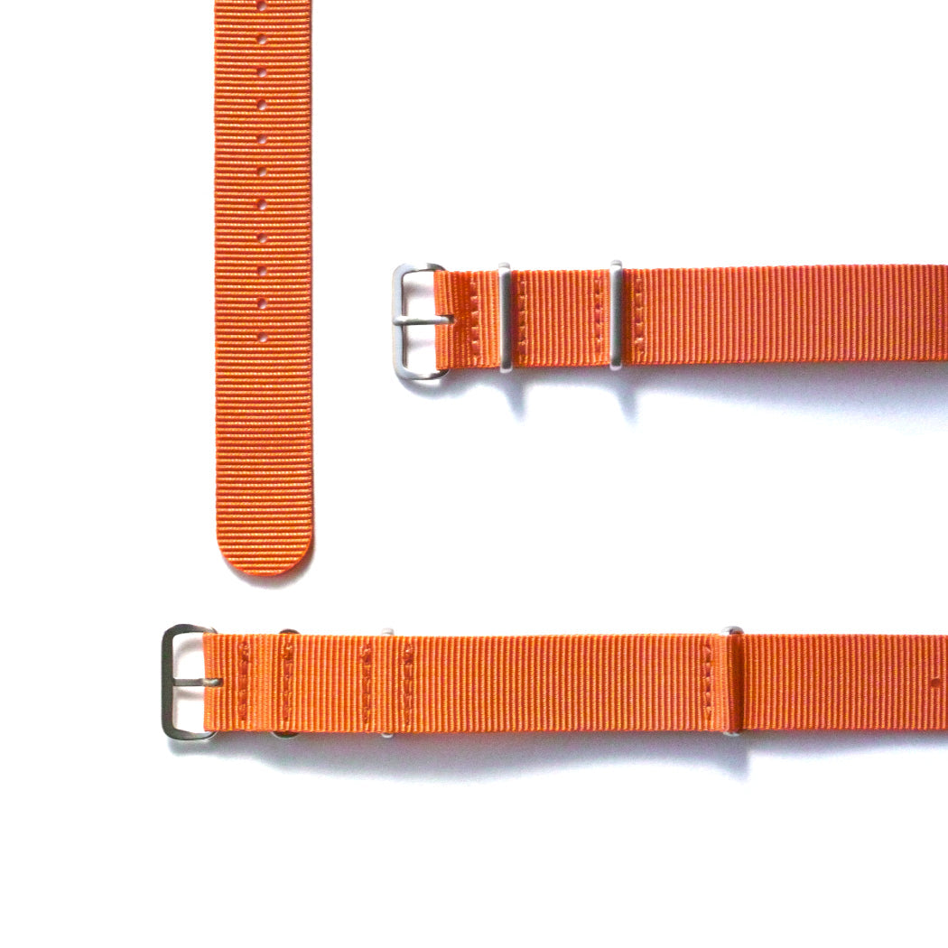time+ Ballistic Nylon Military Watch Strap Orange