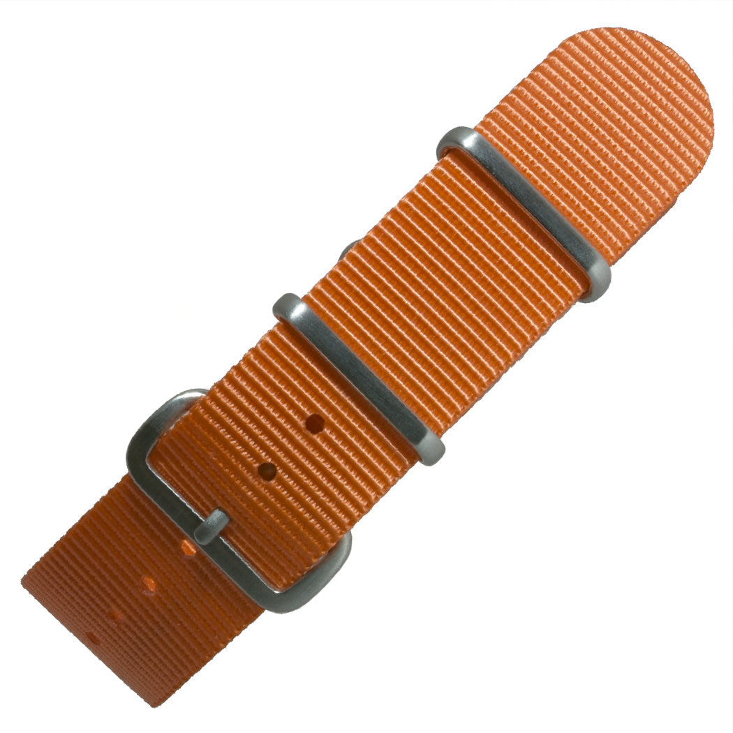 time+ Ballistic Nylon Military Watch Strap Orange