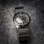 time+ Perlon Military Watch Strap Grey