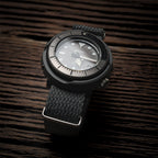 time+ Perlon Military Watch Strap Grey