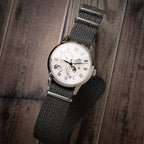 time+ Perlon Military Watch Strap Grey