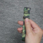 Install time+ Camouflage Nylon Military Watch Strap - Matte Black