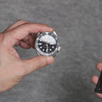 Install time+ FKM Rubber Tropical Quick Release Watch Strap Black