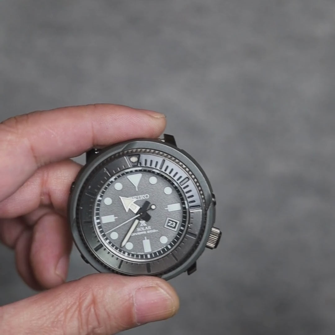 time+ 5-ring ブラックレザー ミリタリーストラップ 腕時計ベルト