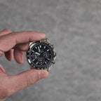 Install Ballistic Nylon Military Watch Strap Black, Matte Black PVD Hardware