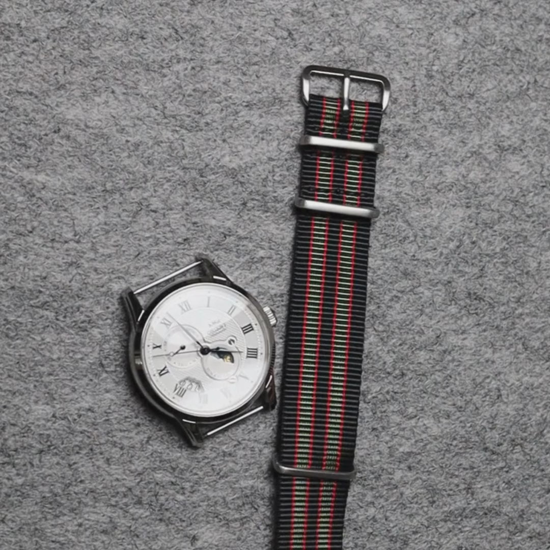 time+ Ballistic Nylon Military Watch Strap Vintage Bond