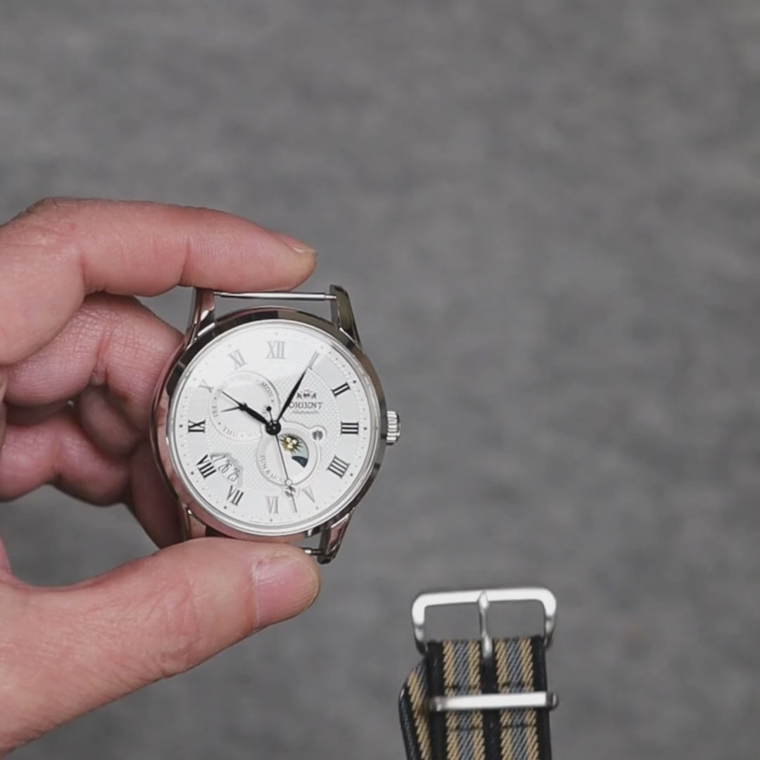 Install time+ Ribbed Nylon Military Watch Strap NTTD Bond