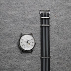 time+ リブナイロン ミリタリーストラップ 腕時計ベルト ジェームスボンド