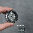 time+ Perlon Military Watch Strap Grey