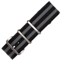 time+ Ribbed Nylon Military Watch Strap James Bond