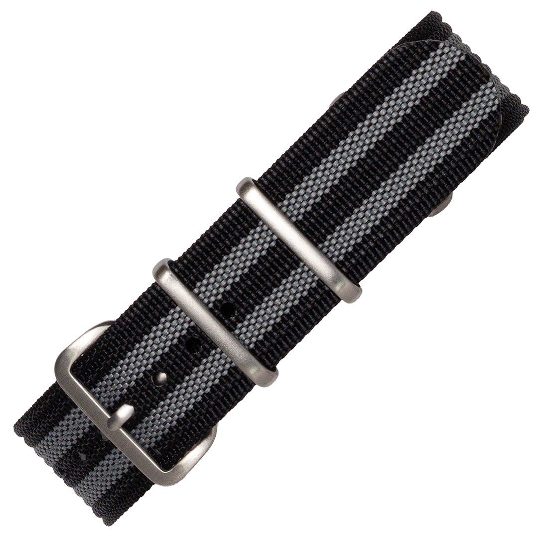time+ Ribbed Nylon Military Watch Strap James Bond