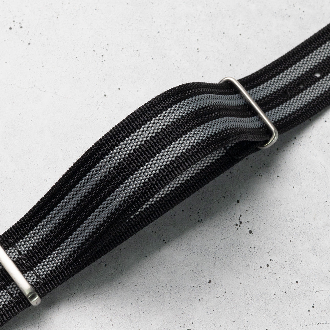 time+ Ribbed Nylon Military Watch Strap James Bond