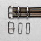 Ribbed Nylon Watch Strap NTT Bond, Buckle