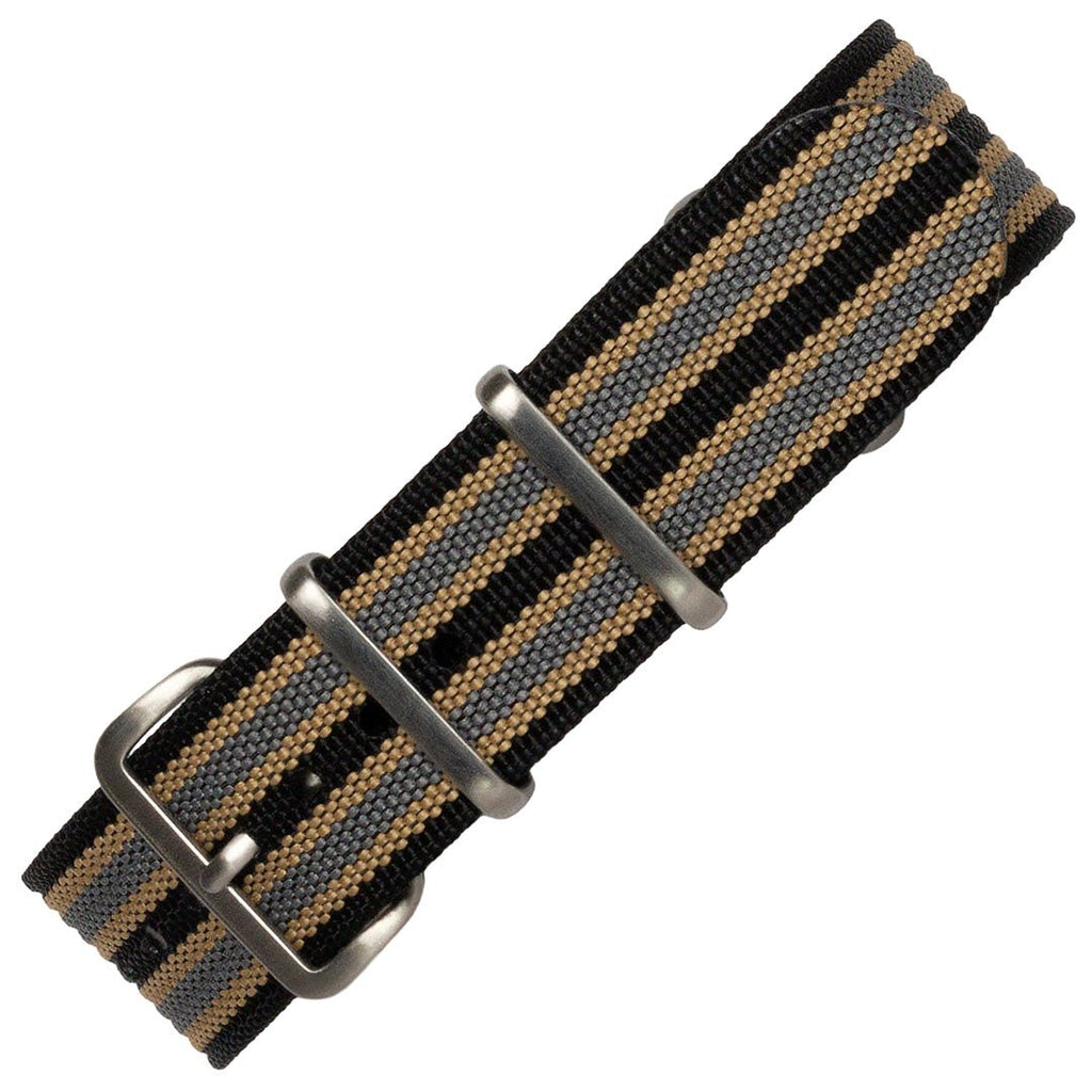 time+ Ribbed Nylon Military Watch Strap NTTD Bond