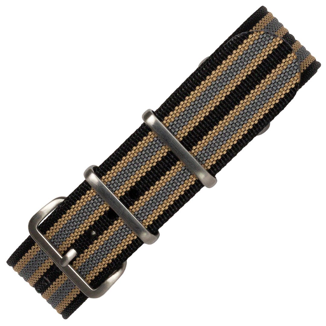 time+ Ribbed Nylon Military Watch Strap NTTD Bond