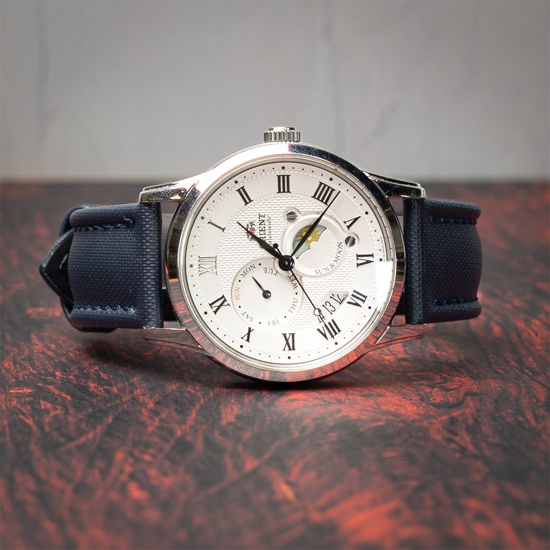 time+ Sailcloth Quick Release Watch Strap / Navy & Navy