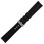 time+ Sailcloth Quick Release Watch Strap Black & Black