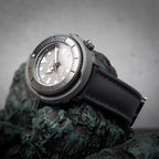 time+ Sailcloth Quick Release Watch Strap Black & Black on SEIKO TUNA