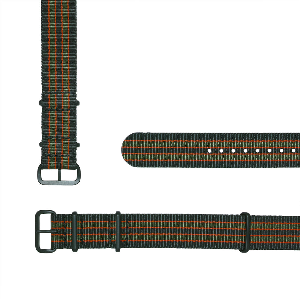 time+ Ballistic Nylon Military Watch Strap Vintage Bond