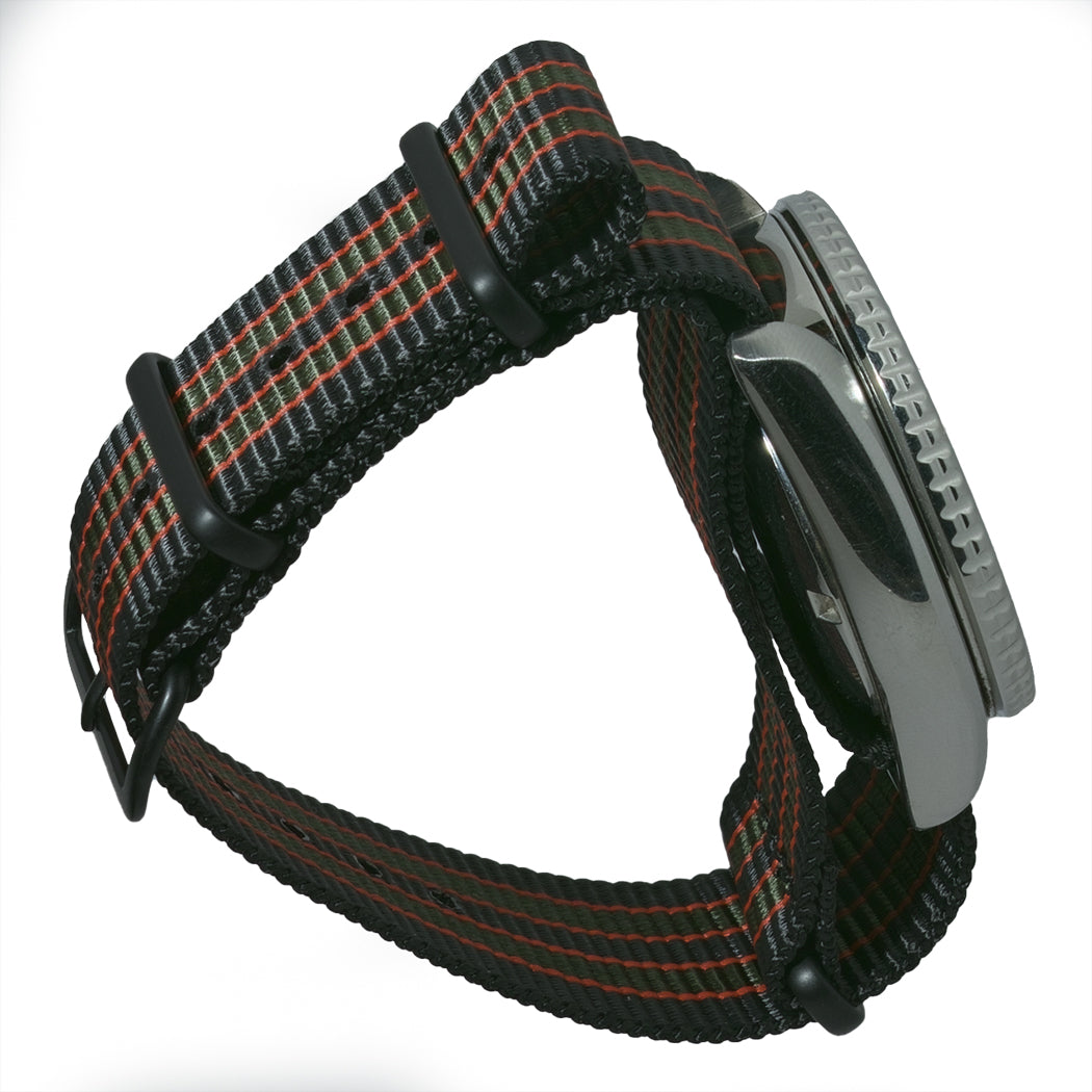 time+ Ballistic Nylon Military Watch Strap Vintage Bond