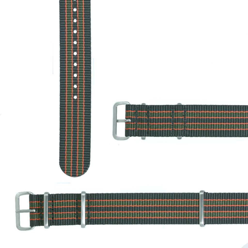 time+ Ballistic Nylon Military Watch Strap Vintage Bond