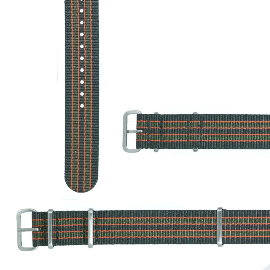 time+ Ballistic Nylon Military Watch Strap Vintage Bond
